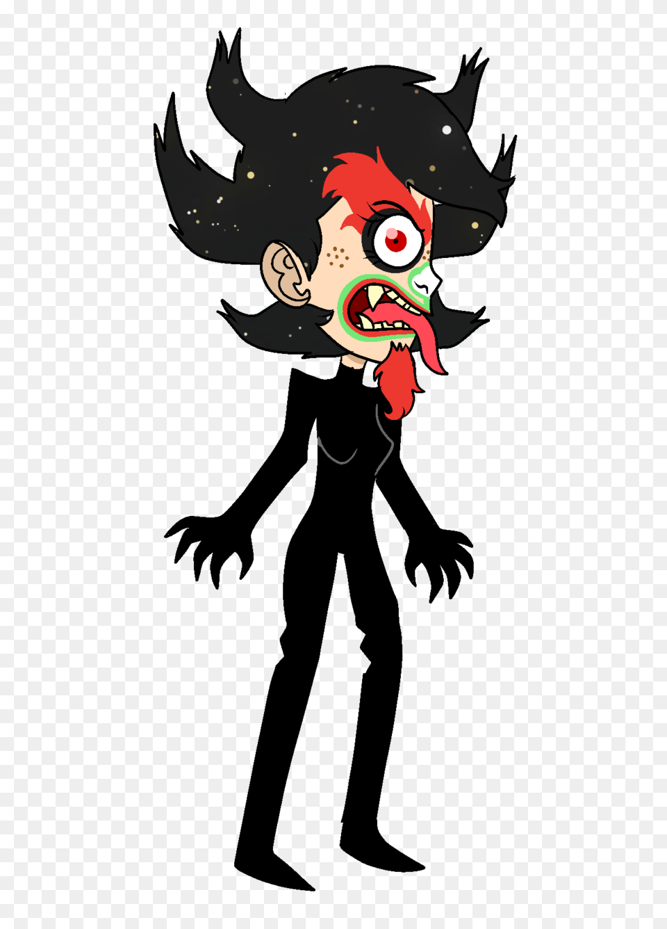 Randy As Aku, Face, Head, Person, Cartoon Free Png