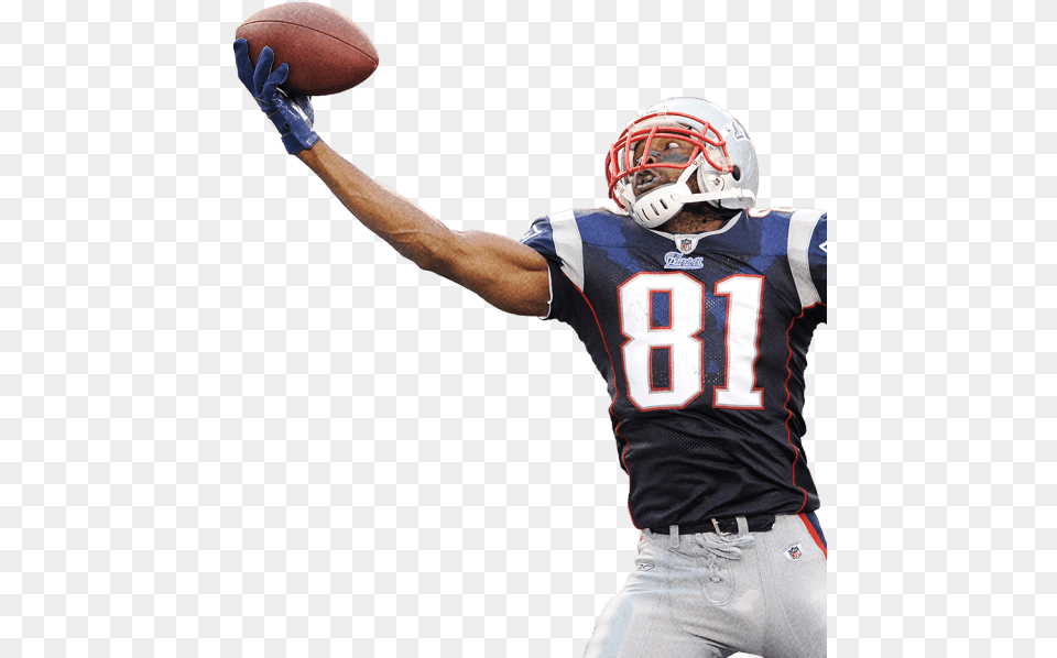 Randy Moss One Handed Td Over Revis Randy Moss, Helmet, Playing American Football, Person, Sport Free Png Download