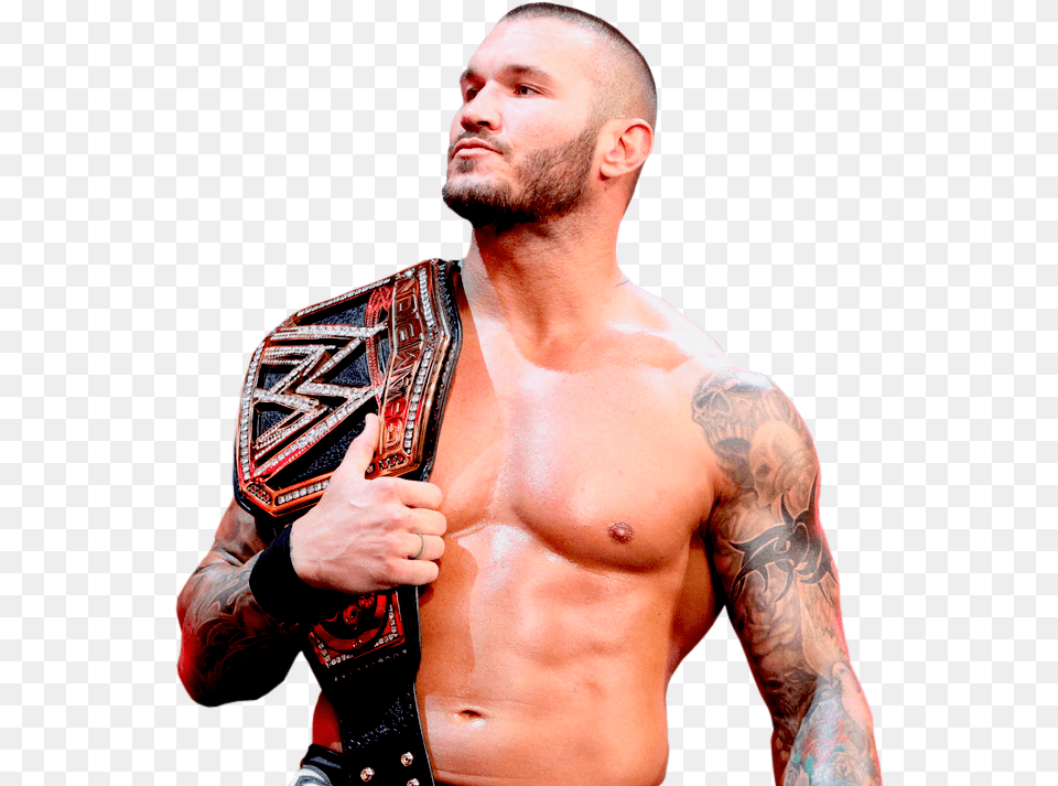 Randy Orton Icon Transparent Image Navel, Tattoo, Skin, Body Part, Person Free Png Download