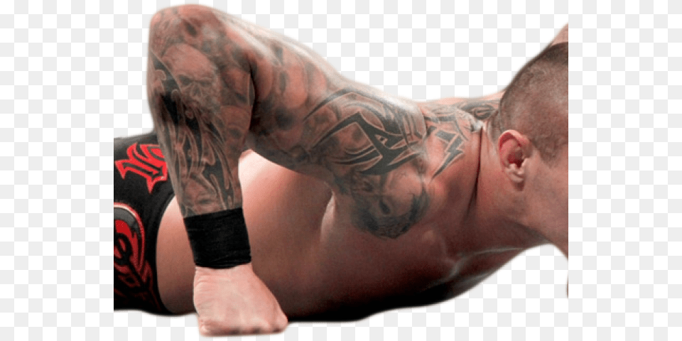 Randy Orton No Background, Person, Skin, Tattoo Free Png Download