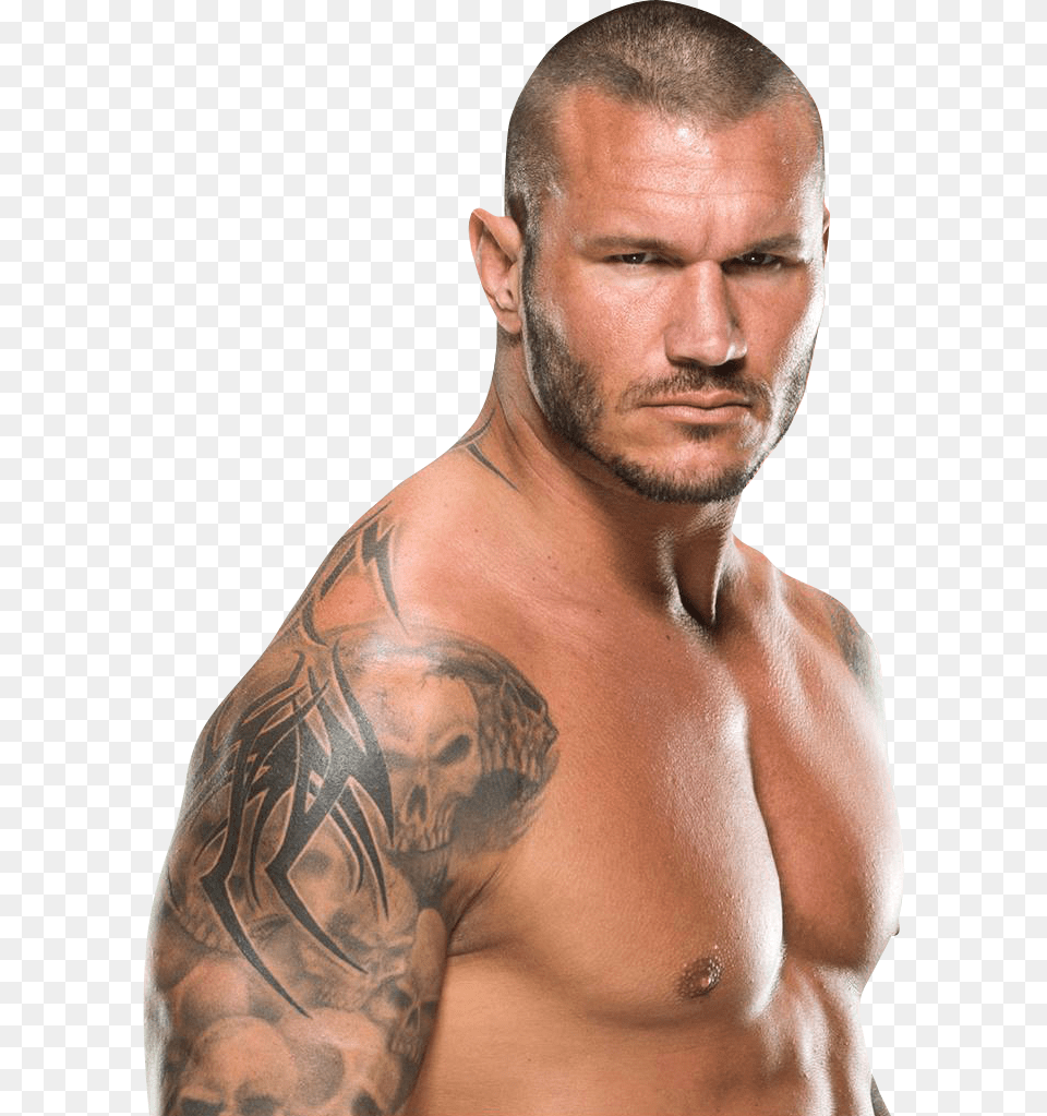 Randy Orton Randy Orton Hand Tattoo, Skin, Person, Shoulder, Man Free Png Download