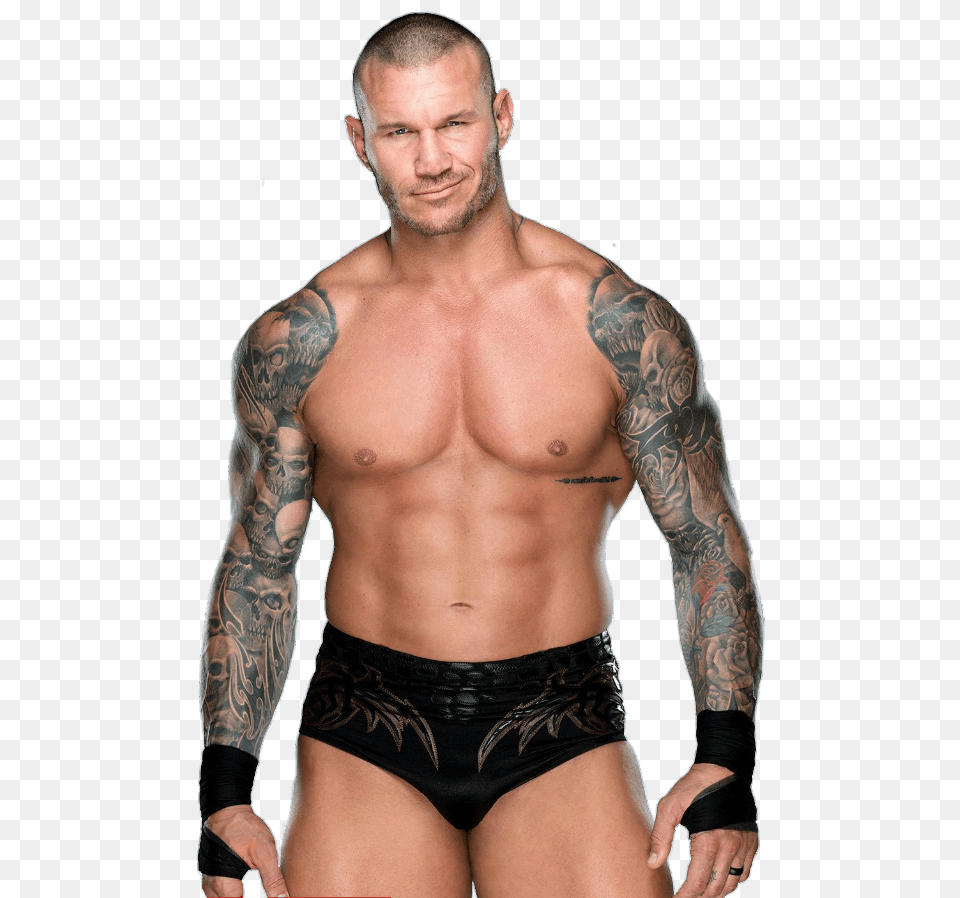 Randy Orton Transparent Background Arts, Tattoo, Skin, Person, Adult Png Image