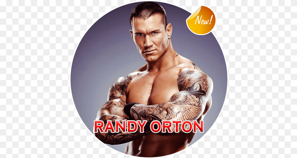 Randy Orton Wallpaper Hd 2020 Apps En Google Play Randy Orton Body Tattoo, Person, Skin, Adult, Male Free Transparent Png