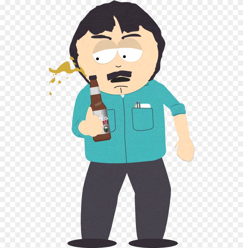 Randy South Park Drunk, Alcohol, Baby, Beer, Person Free Transparent Png