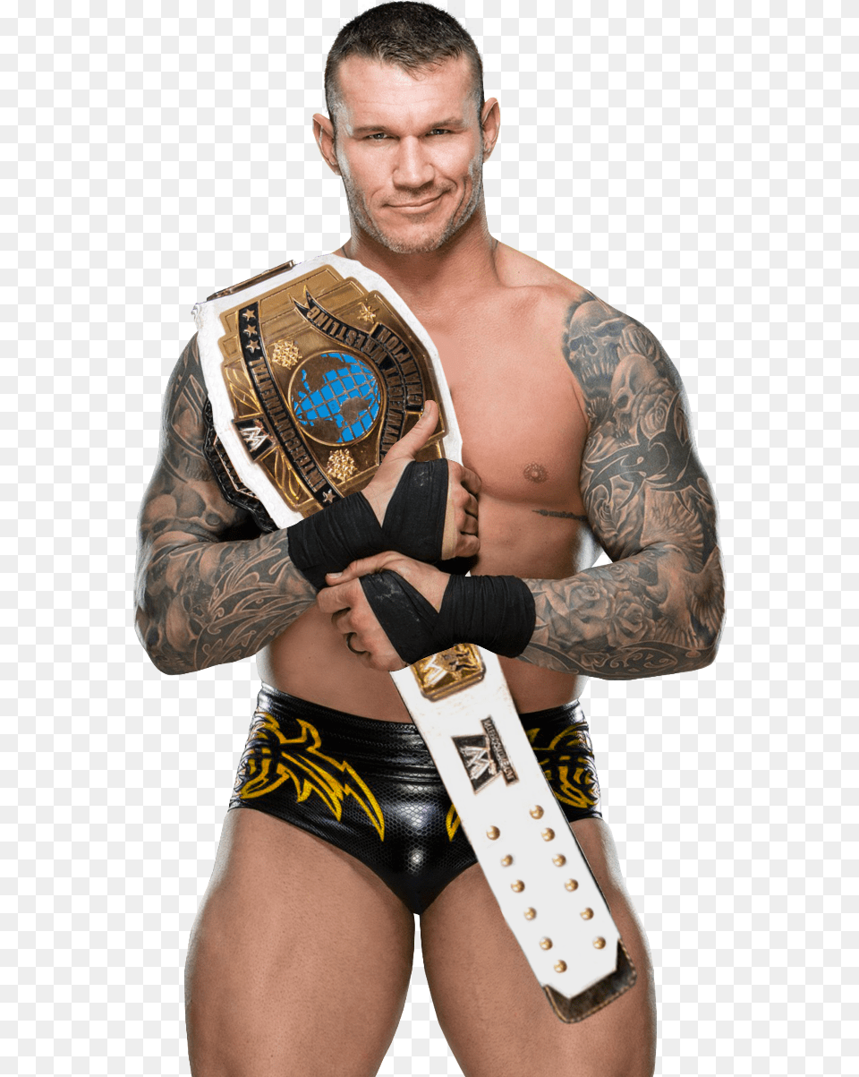 Randyorton Randalkeithorton Rko Theviper Apexpredator Randy Orton Wwe Champion 2019, Tattoo, Skin, Person, Man Png