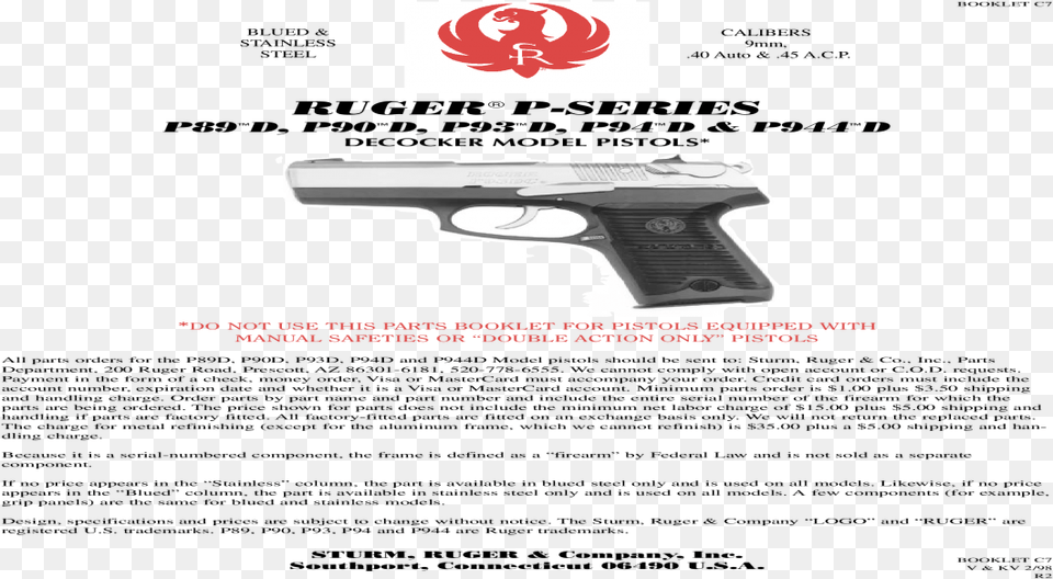 Ranged Weapon, Firearm, Gun, Handgun, Aircraft Png