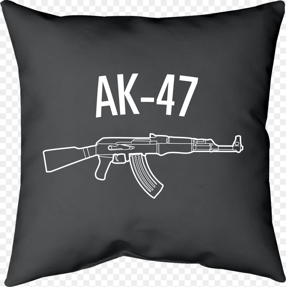 Ranged Weapon, Cushion, Home Decor, Firearm, Gun Free Png Download