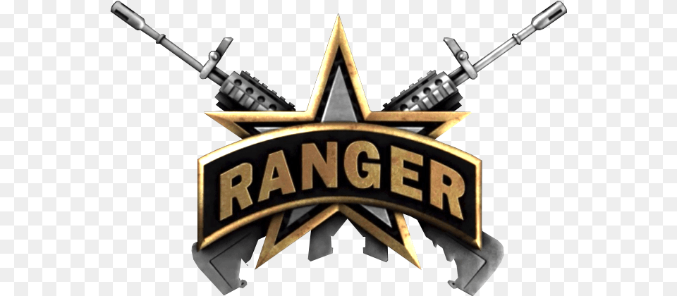 Rangers Logo Us Army Rangers Symbol, Firearm, Gun, Rifle, Weapon Png
