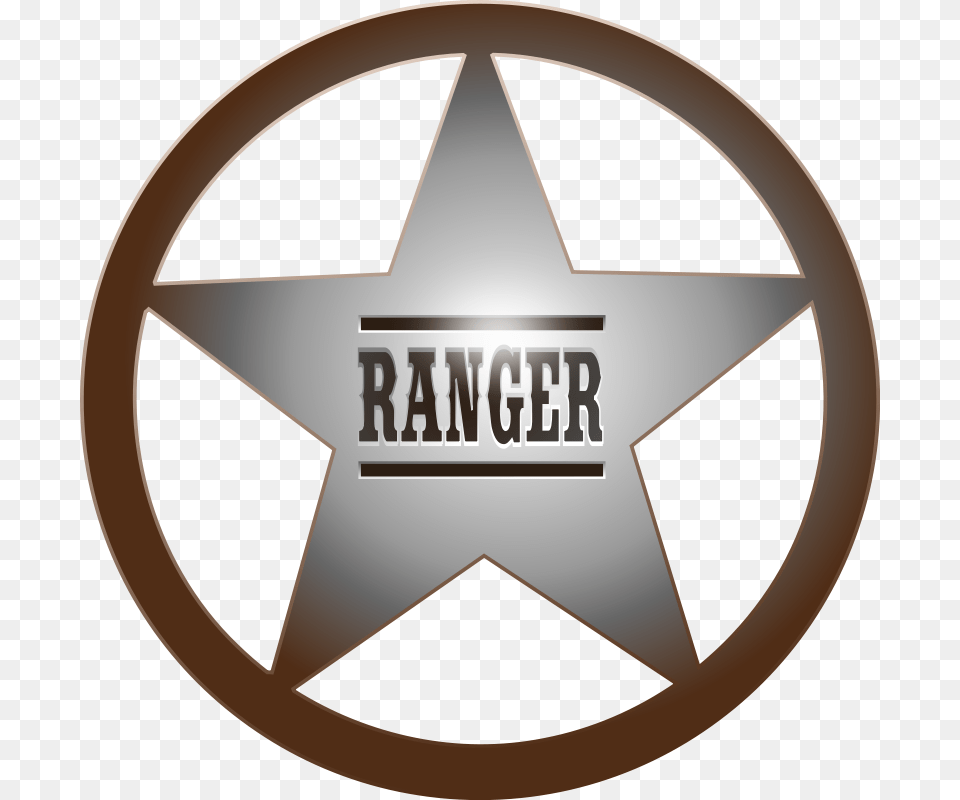 Rangers Star Vector Clip Art Free Svg Emblem, Badge, Logo, Symbol, Disk Png