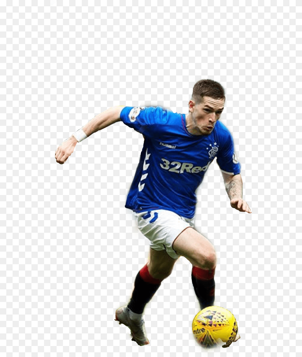 Rangersfc Rfc Rangers Ryan Kent Ryankent Glasgow Kick Up A Soccer Ball, Sphere, Adult, Person, Man Free Png