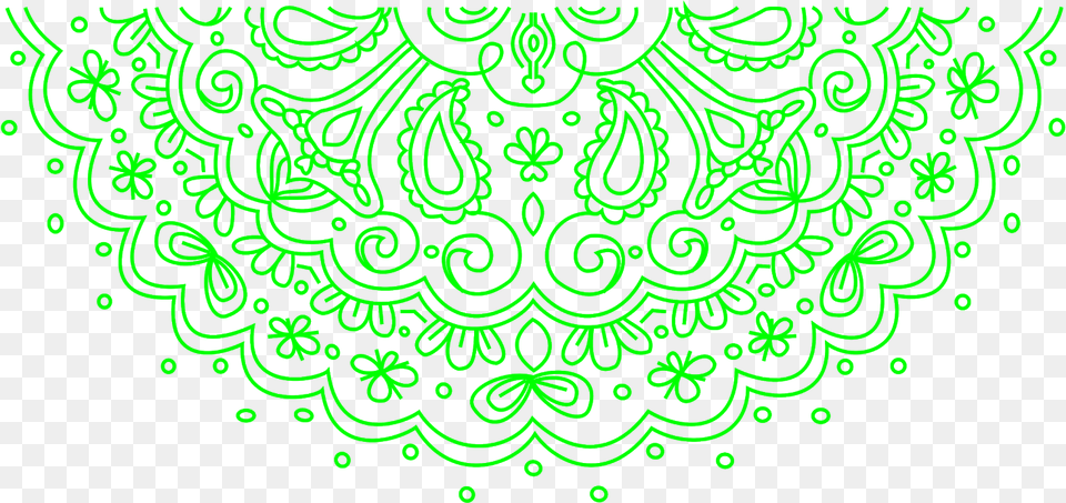 Rangoli Outline, Art, Graphics, Green, Pattern Free Transparent Png