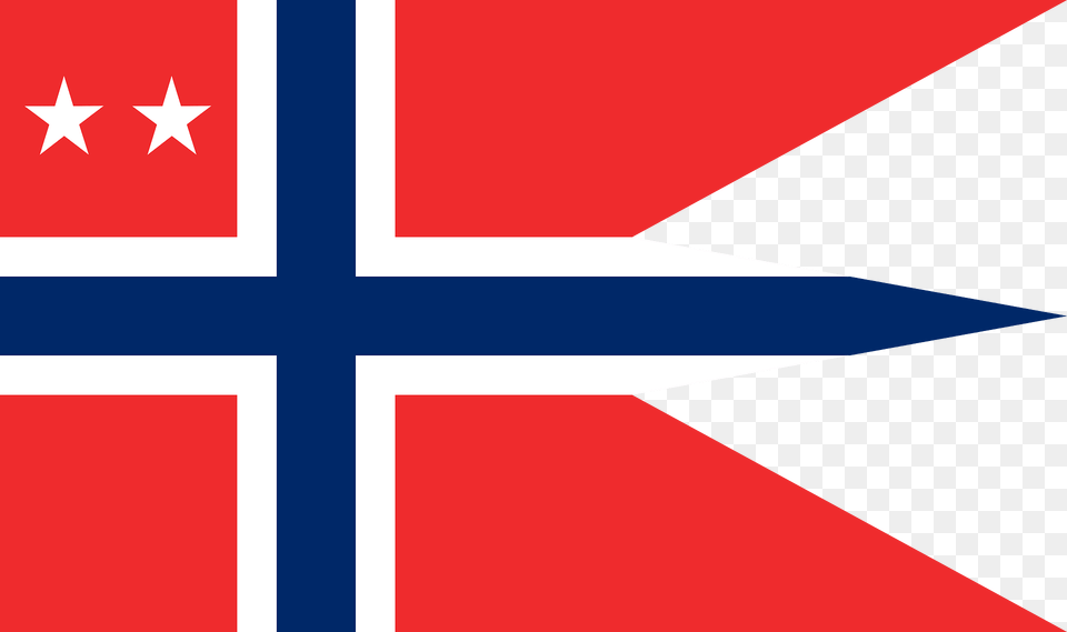 Rank Flag Of A Rear Admiral Of The Royal Norwegian Navy Clipart Free Transparent Png