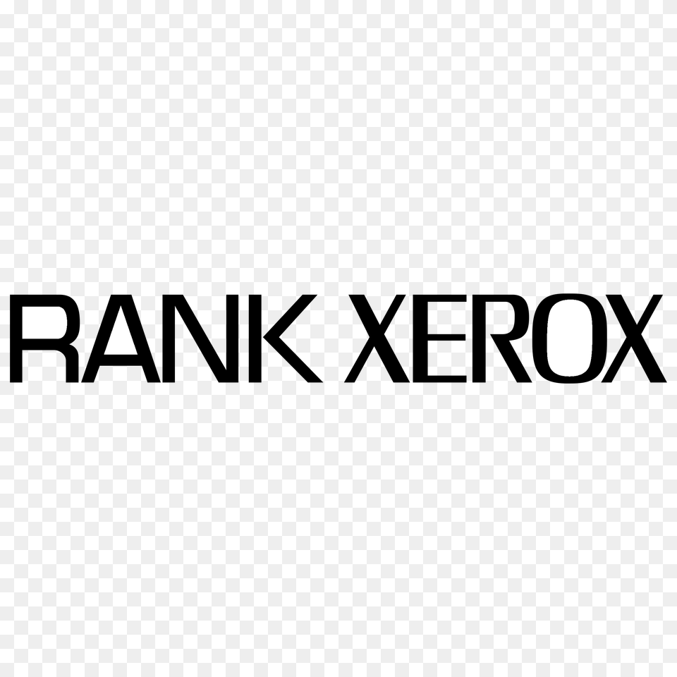 Rank Xerox Logo Transparent Vector, Text Free Png Download
