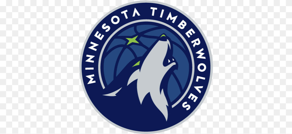 Ranking All 30 Nba Logos Minnesota Timberwolves Primary Logo, Disk, Animal, Sea Life, Mammal Free Transparent Png