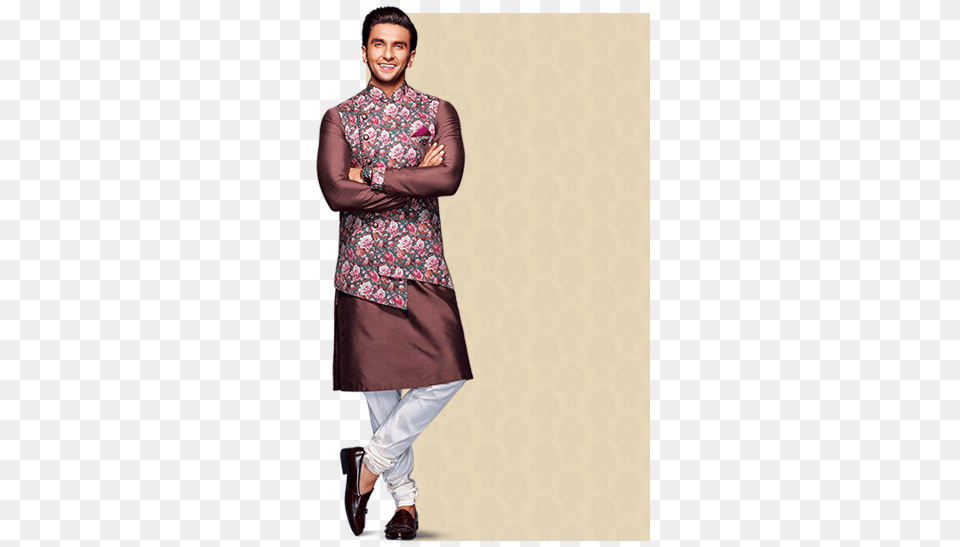 Ranveer Singh In Manyavar, Sleeve, Long Sleeve, Blouse, Clothing Free Transparent Png