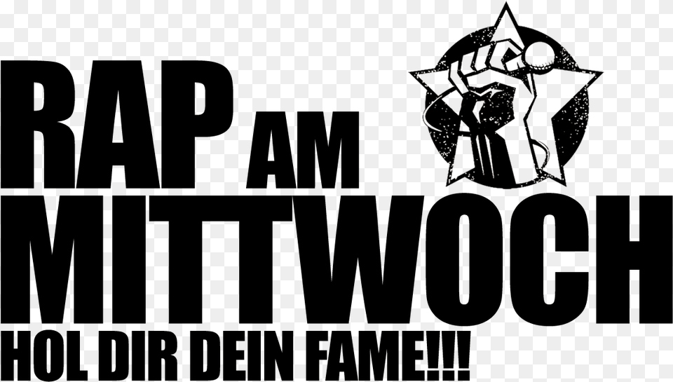 Rap Am Mittwoch Event Logo Rap Logo, Silhouette, Cross, Symbol, People Free Png