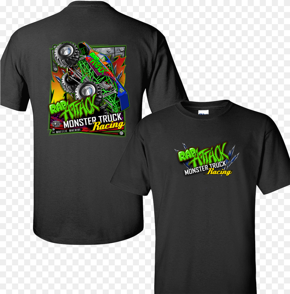 Rap Attack Monster Truck T Shirt, Clothing, T-shirt Png