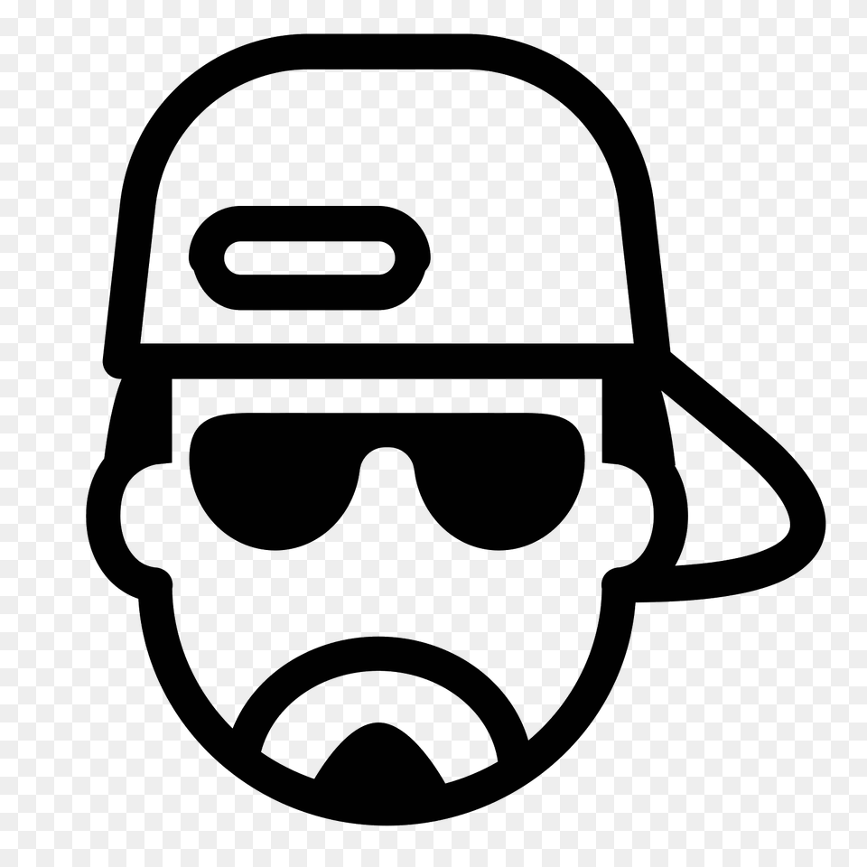 Rap Icon, Gray Png Image