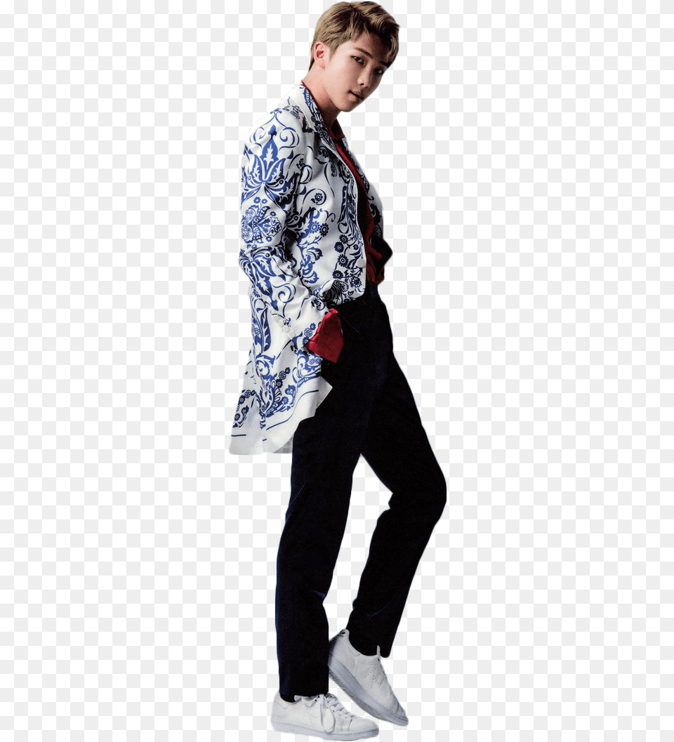 Rap Monster Bts Rap Monster, Long Sleeve, Male, Shoe, Sleeve Free Transparent Png