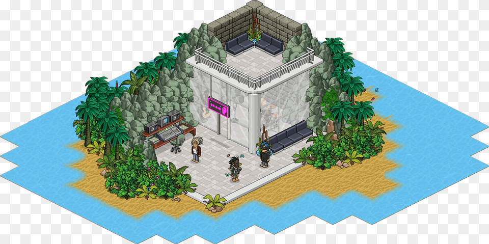 Rapand On Twitter Habbo Recording Studio, Vegetation, Tree, Plant, City Free Transparent Png