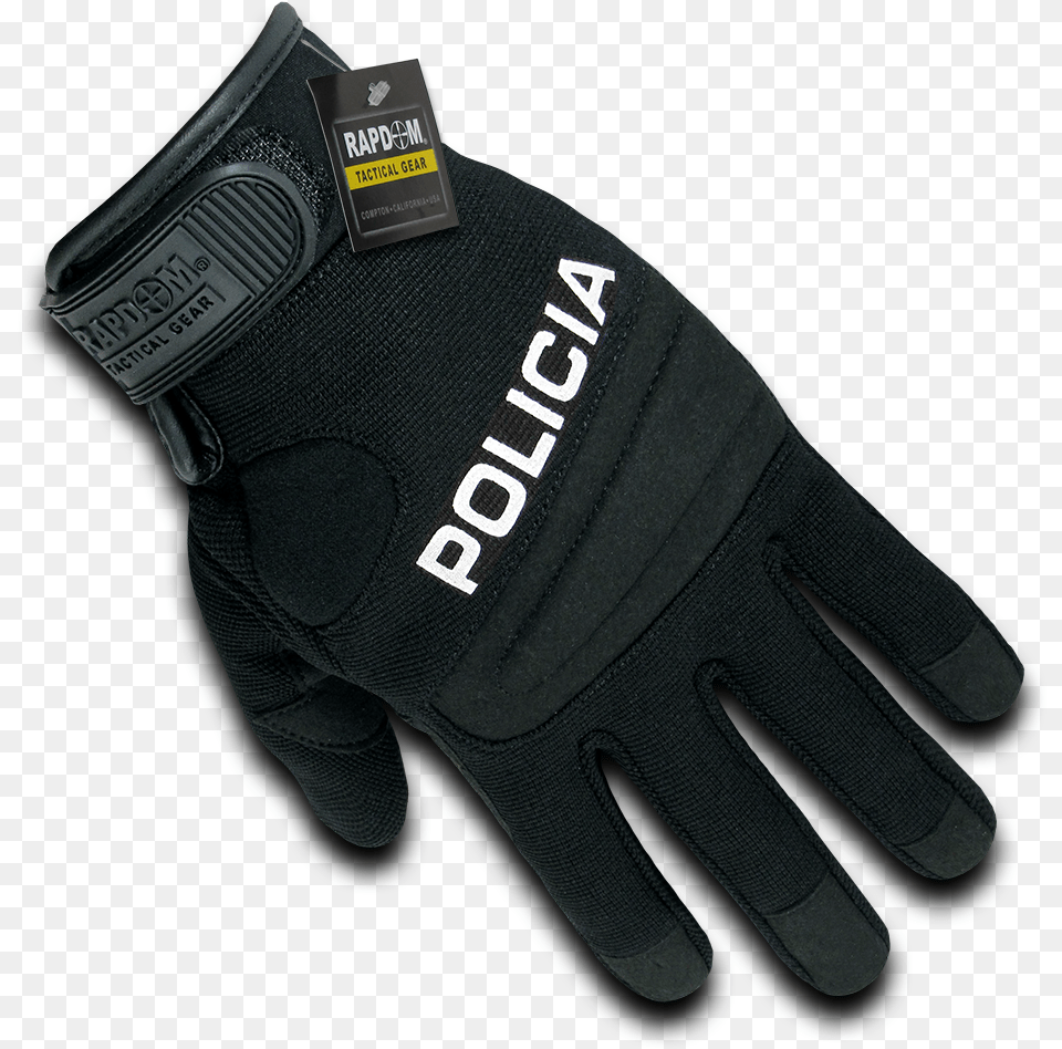 Rapdom Policia Digital Leather Duty Gloves Police Gloves, Clothing, Glove, Baseball, Baseball Glove Png