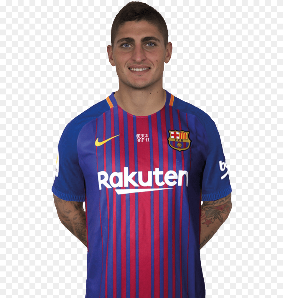 Raphi On Twitter Verratti Barcelona Shirt, Clothing, Adult, Person, Man Free Png Download