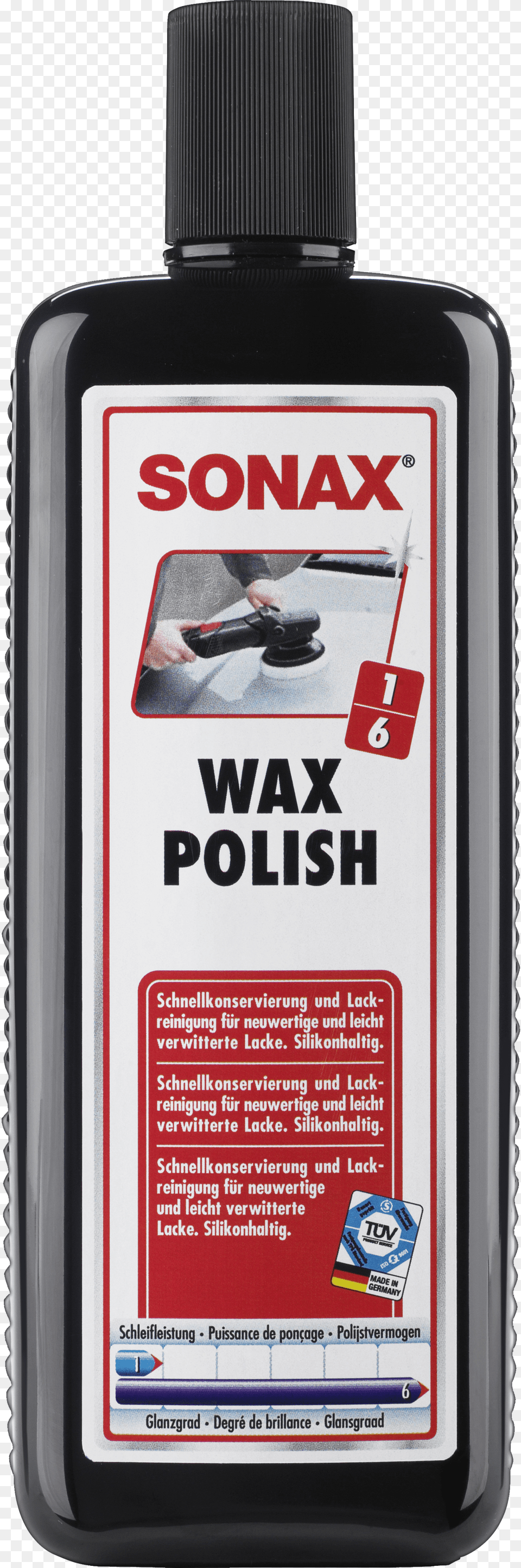 Rapid Wax Conservation And Paintwork Cleaning For Nearly Sonax Ampon S Voskem Koncentrt 500 Ml, Bottle, Cosmetics, Perfume, Aftershave Free Png Download