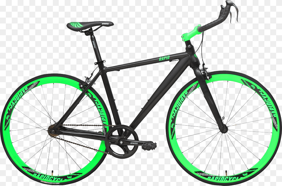 Rapidcycle Evolve A1 Flatbar 700c Unisex Fixed Gear, Bicycle, Mountain Bike, Transportation, Vehicle Png Image