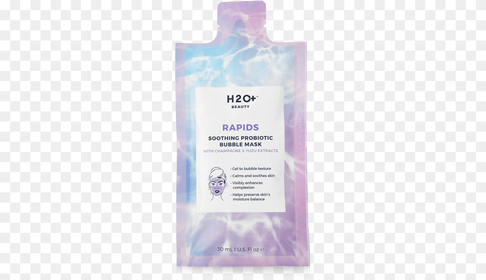 Rapids Soothing Probiotic Bubble Mask, Advertisement, Poster, Bag, Plastic Png Image