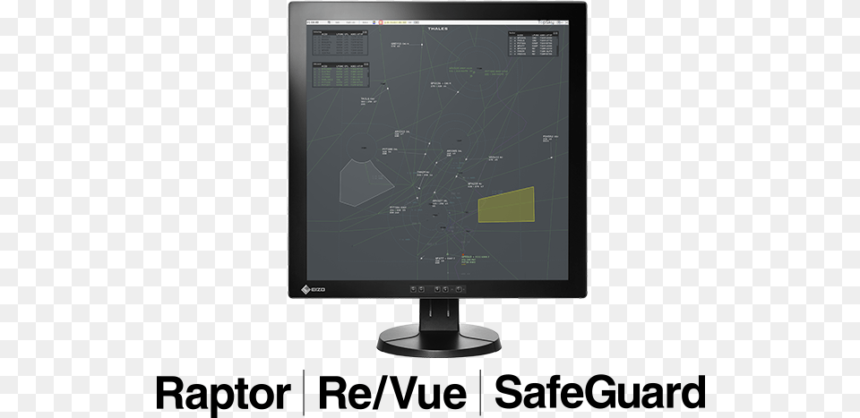 Raptor Re Vue Safeguardatc Visual Display Solutions Computer Monitor, Computer Hardware, Electronics, Hardware, Screen Png Image