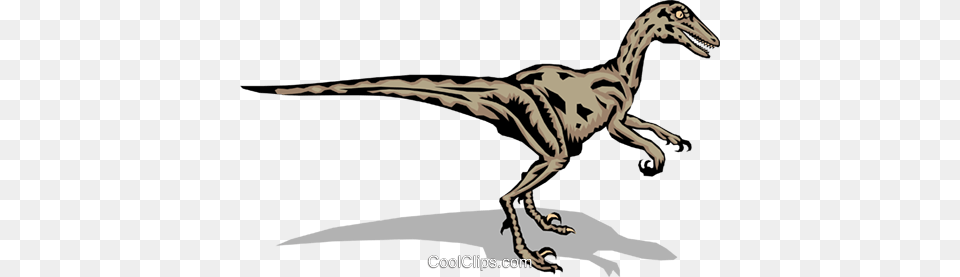 Raptor Royalty Vector Clip Art Illustration, Animal, Dinosaur, Reptile, T-rex Free Transparent Png