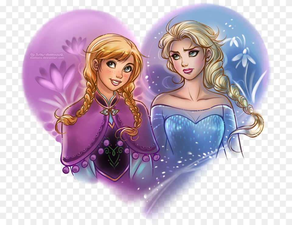 Rapunzel And Elsa Disney, Book, Comics, Publication, Balloon Free Png Download