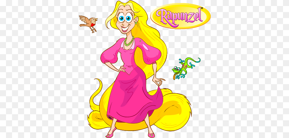 Rapunzel And Her Friends Have Been Locked In Separate Cartoon, Publication, Book, Comics, Adult Png