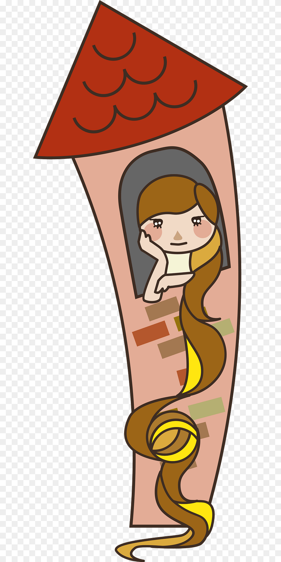 Rapunzel Clipart, People, Person, Face, Head Png Image