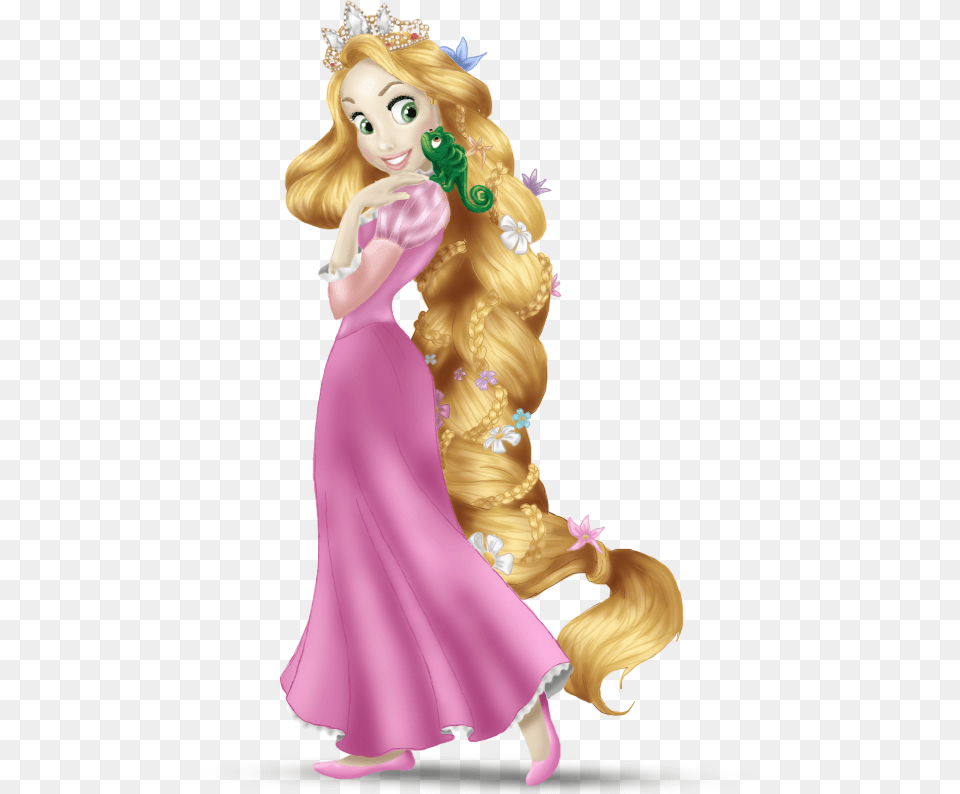 Rapunzel Con Camaleon Rapunzel Clipart, Figurine, Doll, Toy, Face Free Png Download
