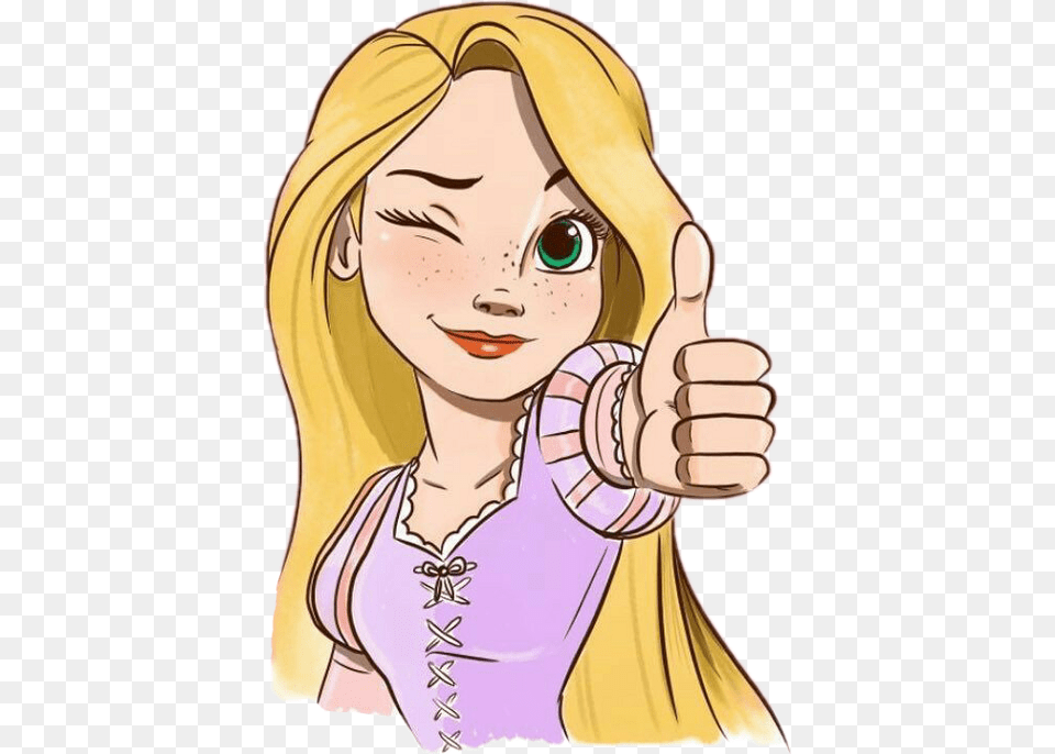 Rapunzel Disney Enredados Stickerspopulares Stickersedited Tangled, Adult, Publication, Person, Female Free Png Download