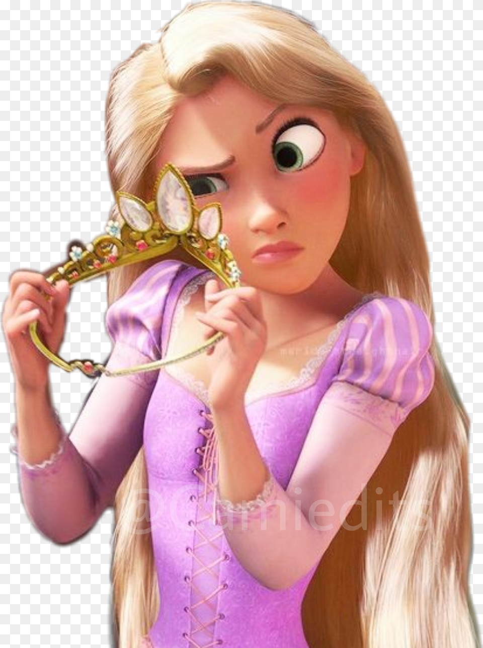 Rapunzel Enredados Tangled Rapunzel Crown Gif Png Image