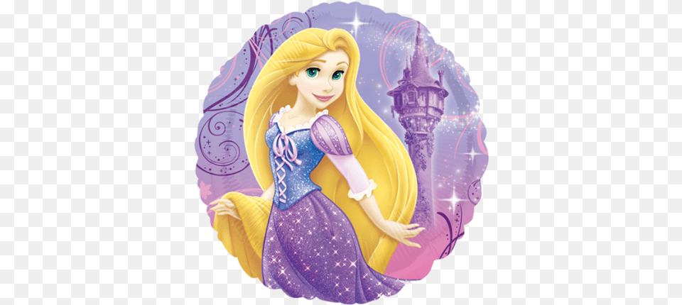 Rapunzel Foil Balloon Disney Princess Rapunzel New Look, Figurine, Doll, Toy, Baby Png Image