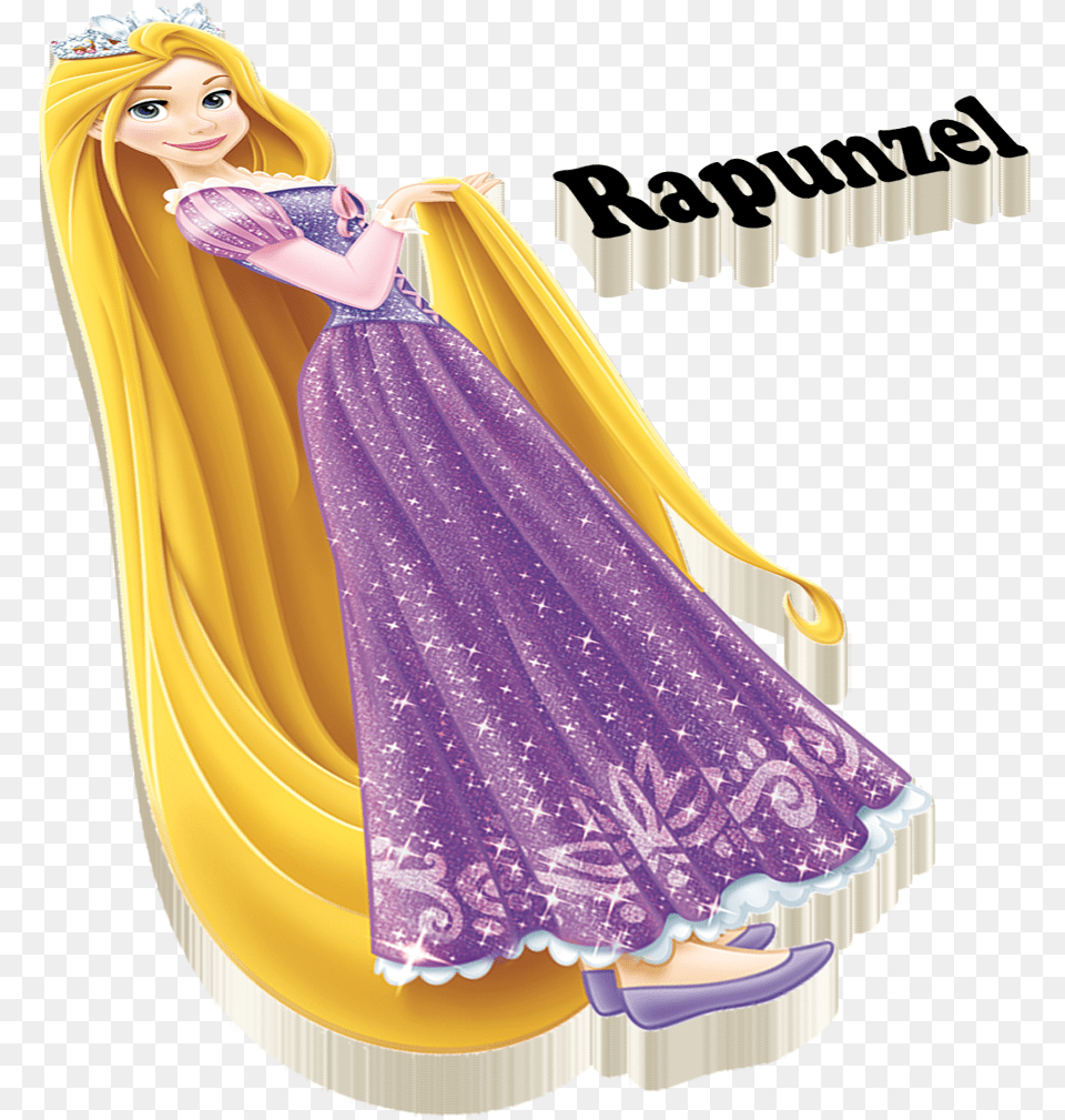 Rapunzel Free Cartoon, Clothing, Dress, Fashion, Adult Png Image