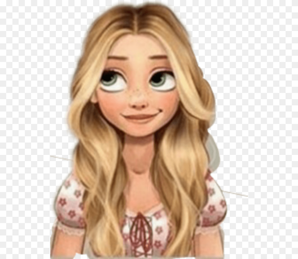 Rapunzel Hair Instablog Blond, Doll, Toy, Adult, Female Png Image