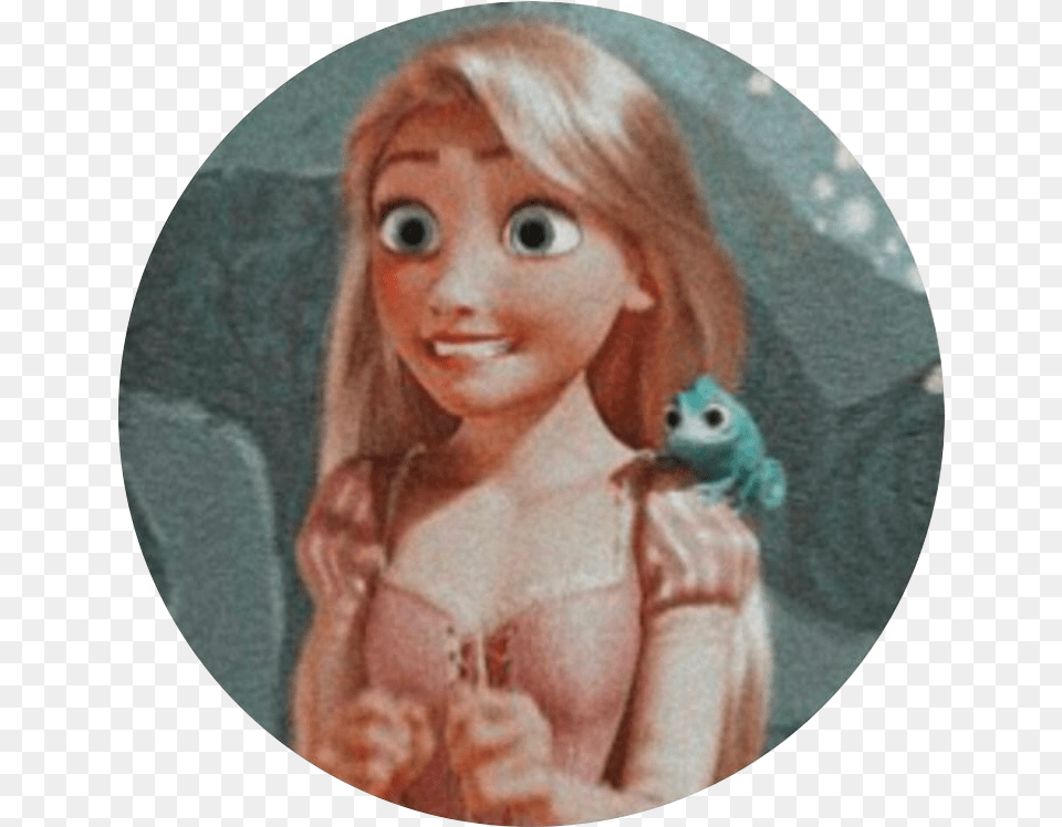 Rapunzel Raiponce Disney Icon Pfp Sticker By Gvng Princesas Icons, Photography, Baby, Person, Face Png