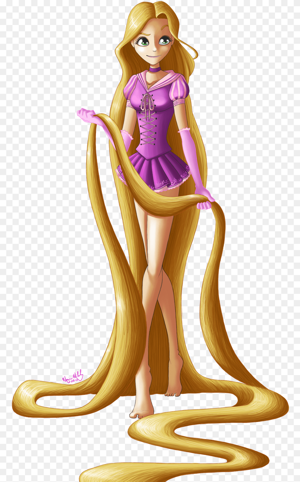 Rapunzel Sailor Moon, Doll, Toy, Face, Head Png Image