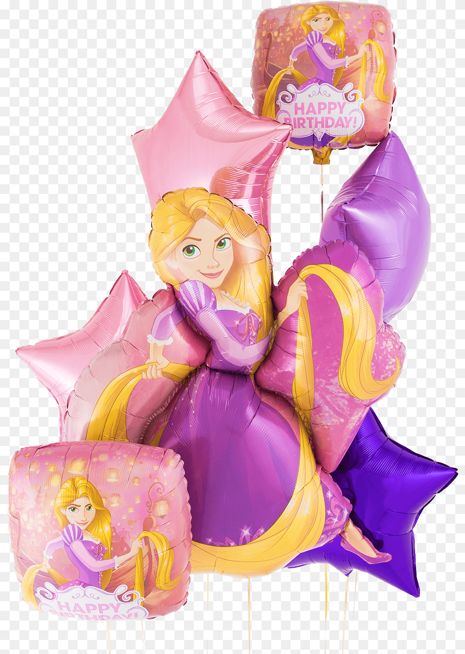Rapunzel Tangled Rapunzel Happy Birthday Bunch Fictional Character, Person, People, Figurine, Baby Free Png
