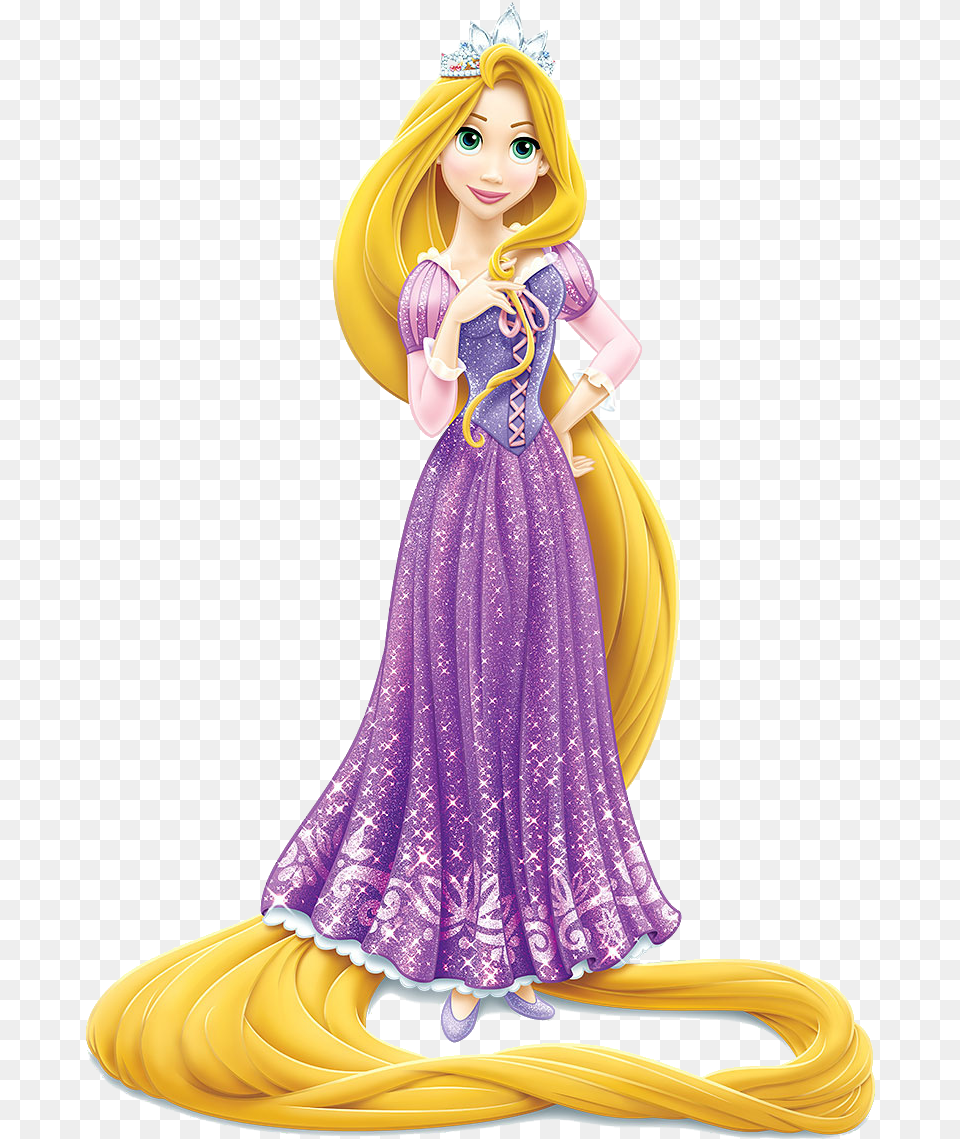 Rapunzel Tangled The Video Cartoon Of Rapunzel, Figurine, Doll, Toy, Face Free Png