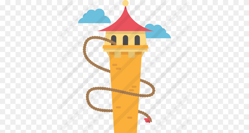 Rapunzel Tower, Light, Person, Torch, Cream Free Png
