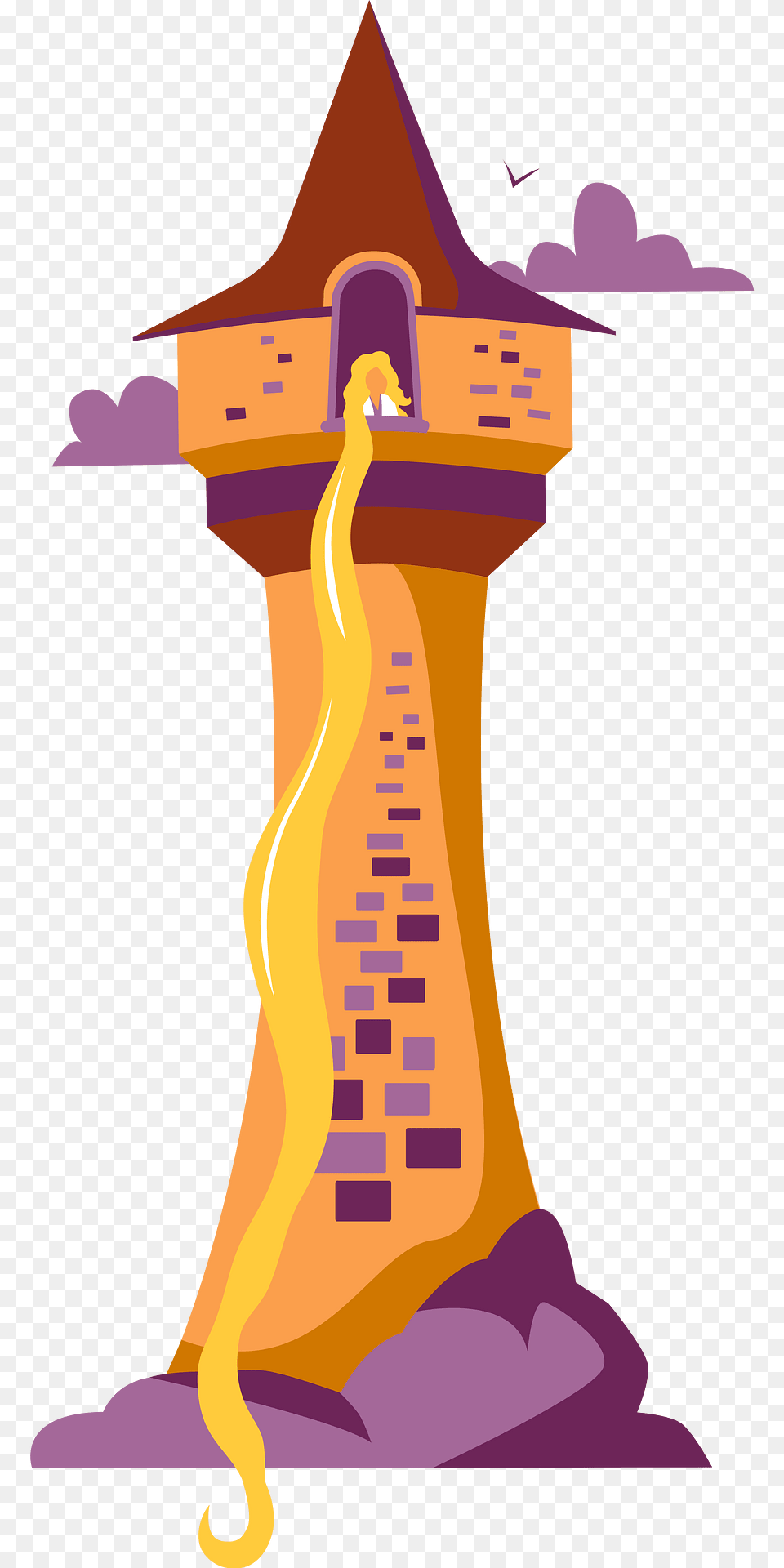 Rapunzel Tower Clipart, Art, Outdoors, Person Free Transparent Png