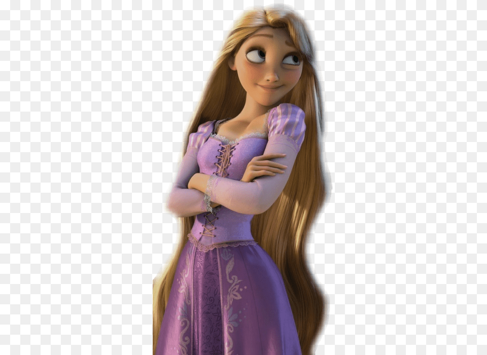 Rapunzel Transparent Tangled Bows, Doll, Toy, Adult, Female Png