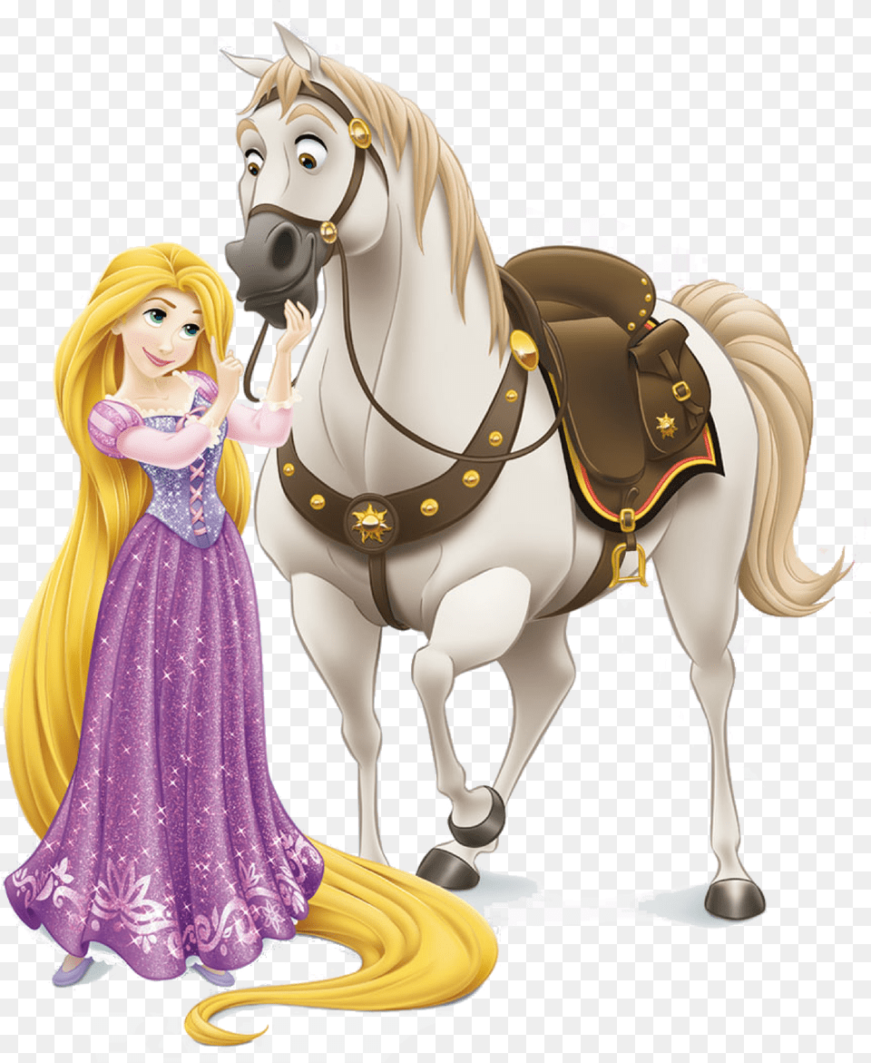 Rapunzel Y Su Caballo, Doll, Toy, Face, Head Png Image