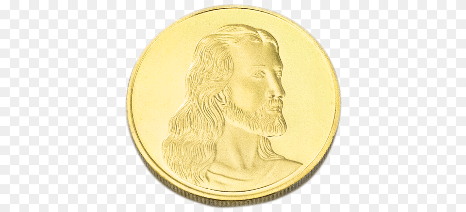 Rare Jesus Last Supper Coin Much Is A Jesus Coin Worth, Gold, Adult, Male, Man Free Transparent Png