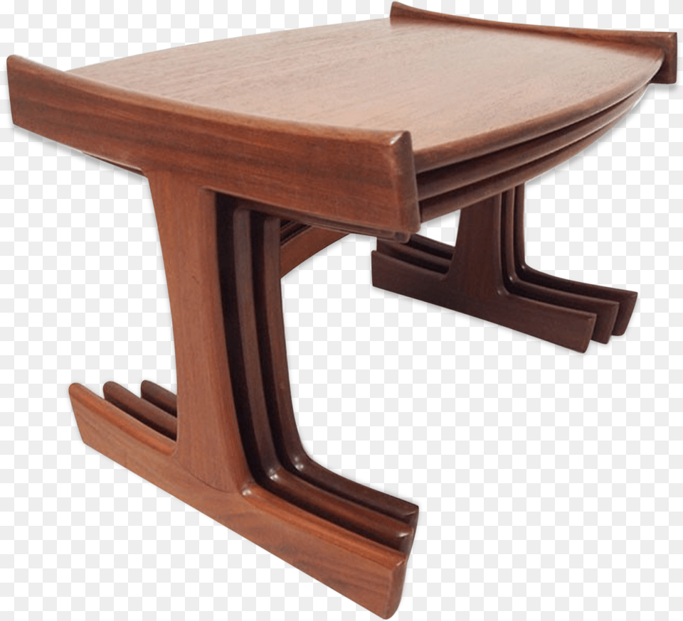 Rare Nest Of Teak G Plan Tablessrc Https Picnic Table, Coffee Table, Dining Table, Furniture, Wood Free Png